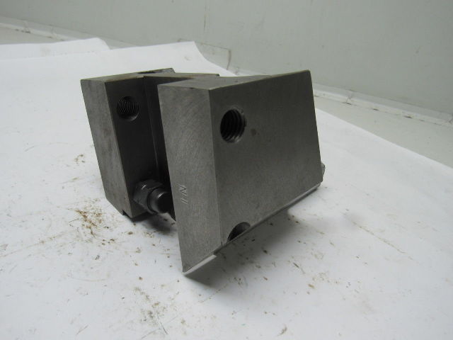 1574-440-204-0 CNC Lathe Tooling Holder 2" Wide Angled Block 20mm Wide Alignment
