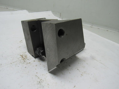 1574-440-204-0 CNC Lathe Tooling Holder 2" Wide Angled Block 20mm Wide Alignment
