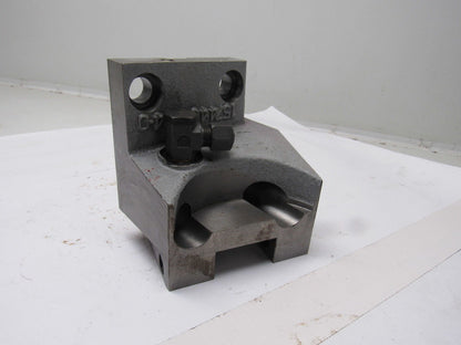 1574-440-204-0 CNC Lathe Tooling Holder 2" Wide Angled Block 20mm Wide Alignment