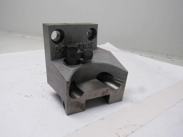 1574-440-204-0 CNC Lathe Tooling Holder 2" Wide Angled Block 20mm Wide Alignment