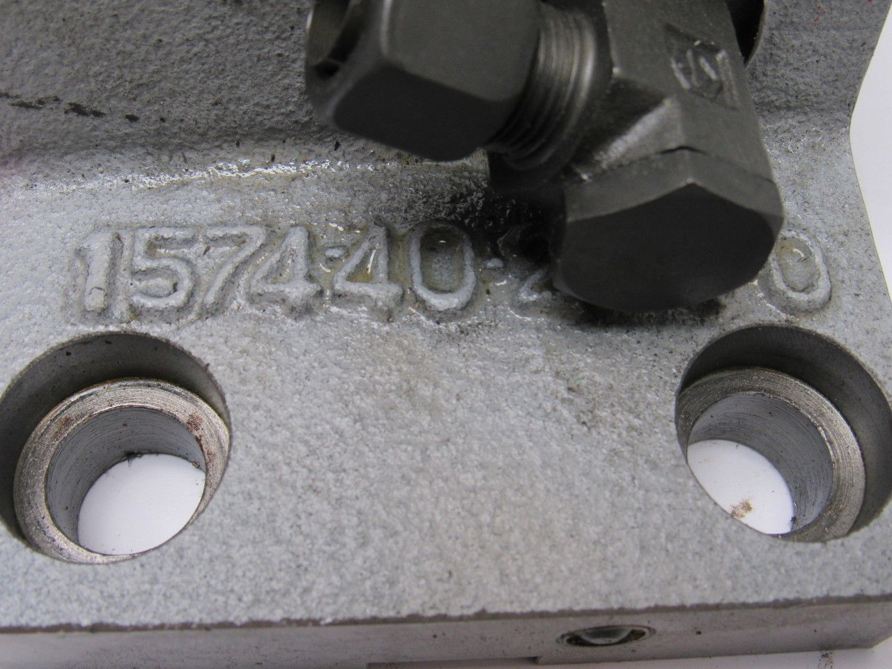 1574-440-204-0 CNC Lathe Tooling Holder 2" Wide Angled Block 20mm Wide Alignment