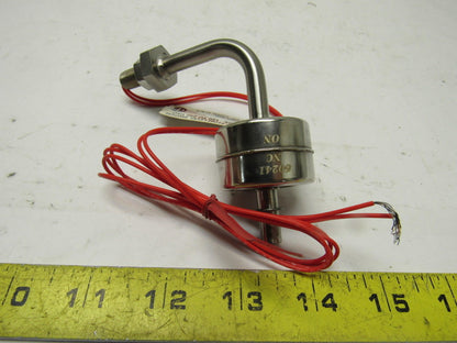 Cole-Parmer 07187-22 Stainless Steel Bent Steam Float Switch 20VA 120 to 240VCA