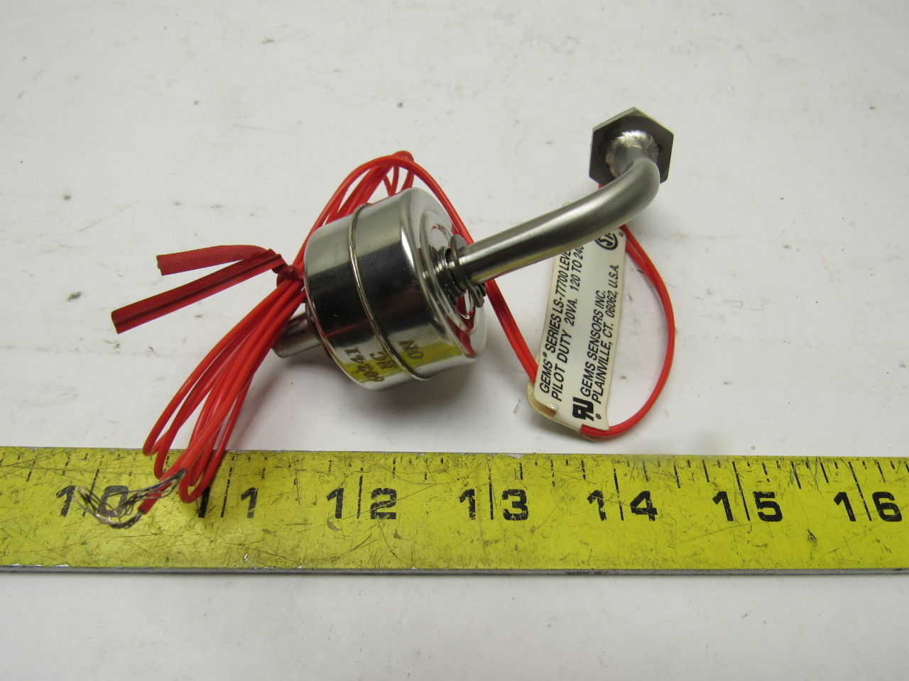 Cole-Parmer 07187-22 Stainless Steel Bent Steam Float Switch 20VA 120 to 240VCA