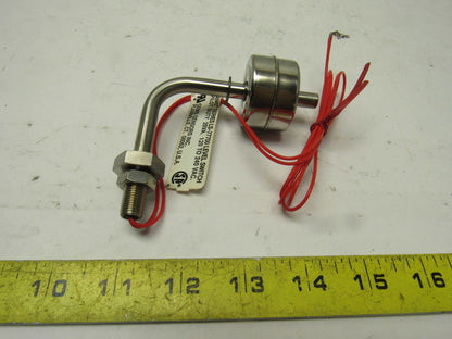 Cole-Parmer 07187-22 Stainless Steel Bent Steam Float Switch 20VA 120 to 240VCA