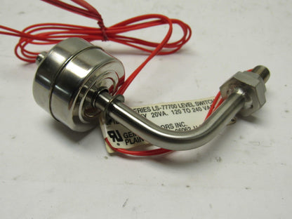 Cole-Parmer 07187-22 Stainless Steel Bent Steam Float Switch 20VA 120 to 240VCA