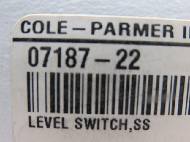 Cole-Parmer 07187-22 Stainless Steel Bent Steam Float Switch 20VA 120 to 240VCA