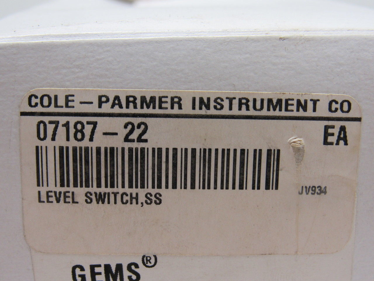 Cole-Parmer 07187-22 Stainless Steel Bent Steam Float Switch 20VA 120 to 240VCA