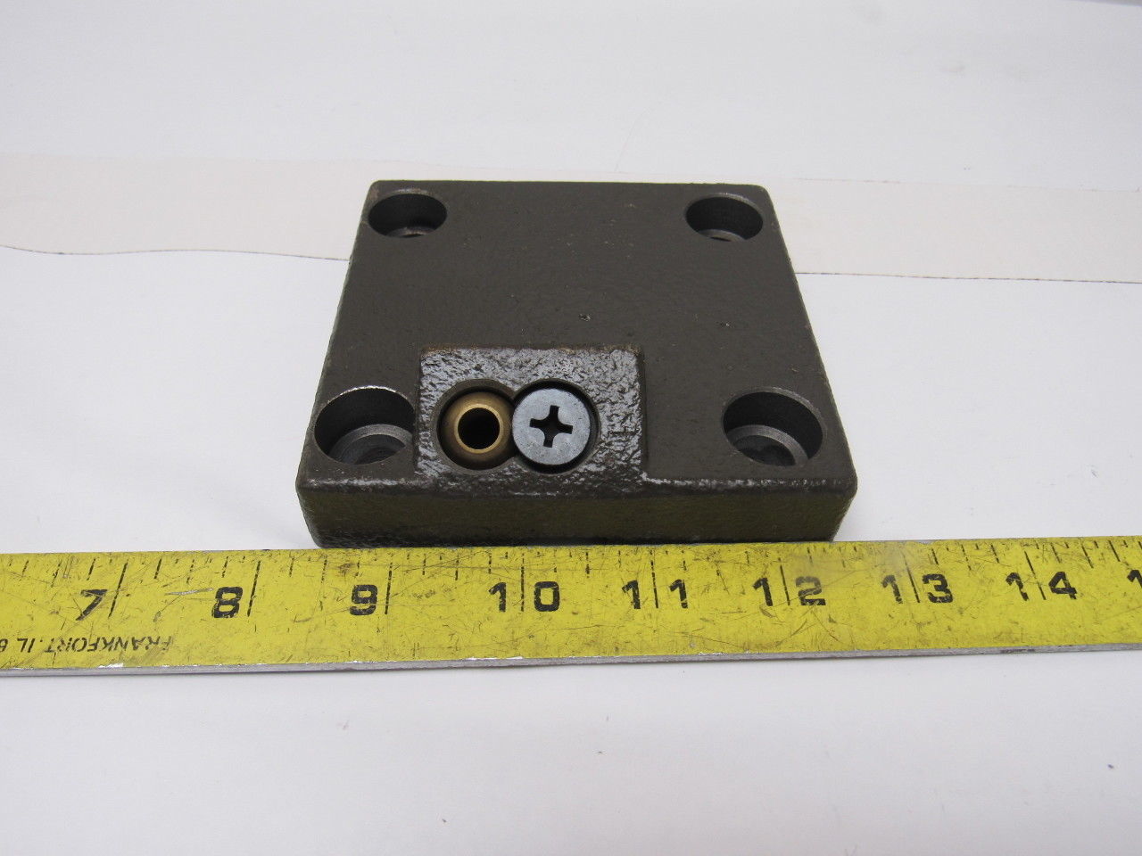 CNC Turning Center Lathe Turret Blank Cover Plate 80x70mm Hole Spacing