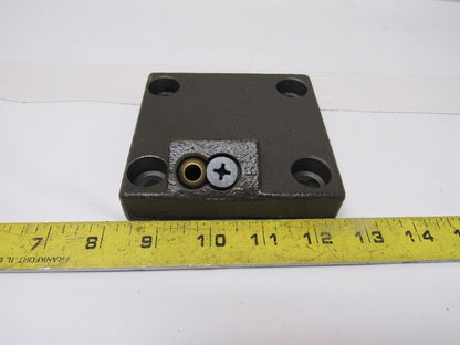 CNC Turning Center Lathe Turret Blank Cover Plate 80x70mm Hole Spacing
