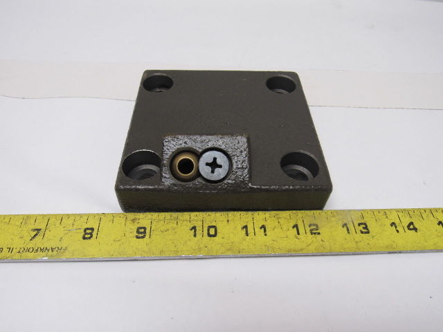 CNC Turning Center Lathe Turret Blank Cover Plate 80x70mm Hole Spacing