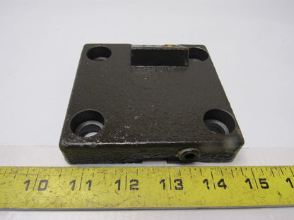 CNC Turning Center Lathe Turret Blank Cover Plate 80x70mm Hole Spacing