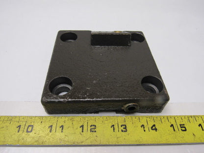 CNC Turning Center Lathe Turret Blank Cover Plate 80x70mm Hole Spacing