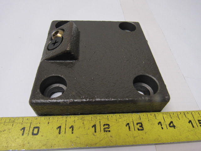 CNC Turning Center Lathe Turret Blank Cover Plate 80x70mm Hole Spacing