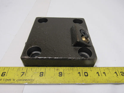 CNC Turning Center Lathe Turret Blank Cover Plate 80x70mm Hole Spacing