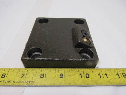 CNC Turning Center Lathe Turret Blank Cover Plate 80x70mm Hole Spacing
