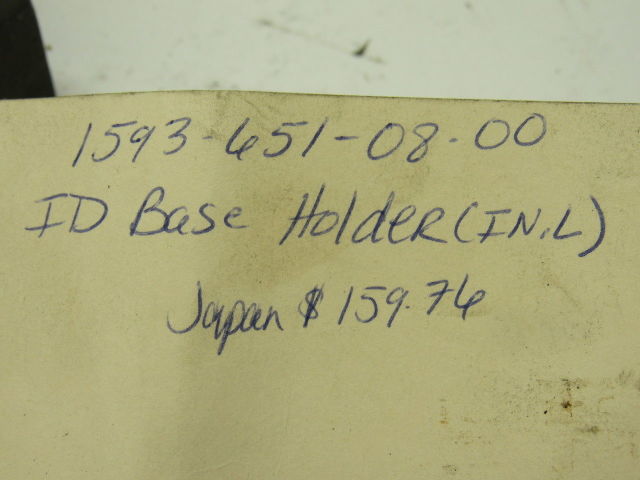 1593-651-08-00 1-1/4" Right Offset Bore CNC Turret Tool Holder Block