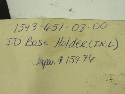 1593-651-08-00 1-1/4" Right Offset Bore CNC Turret Tool Holder Block