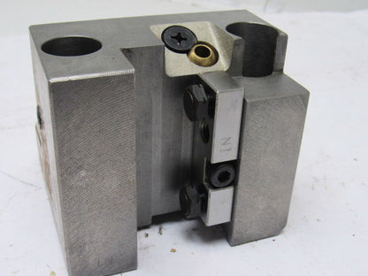 17464001400 2" Square Shank Quick Change CNC Turret Tool Holder Block Base