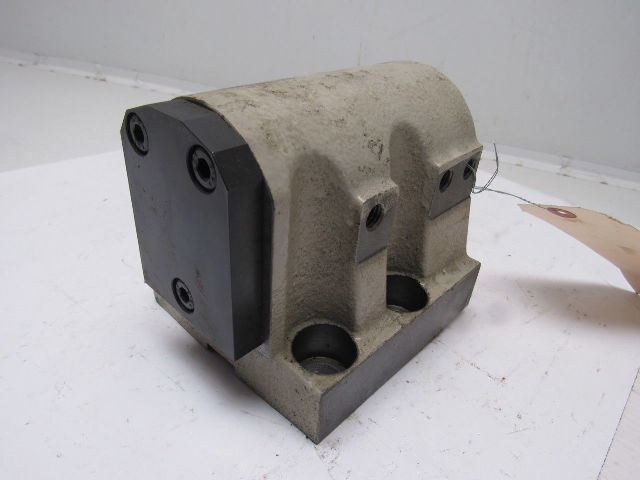 17624022000 2 Bore CNC Turret Tool Holder Base Coolant Thru"