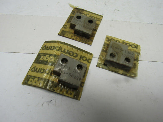 Peterson Tool #5795-1362 PTC 10/87 Carbide Insert Step Clamp Lot Of 3