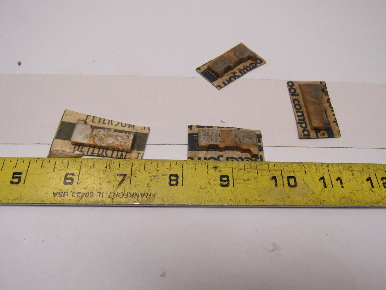 Peterson Tool CO. 2537-0561 Cutting Tool Insert Edge Finishing Lot Of 4