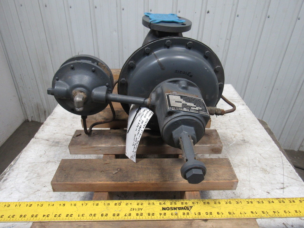 Fisher Controls 298TEK 3" Flange Mount Back Pressure Regulator 175 PSI MAX