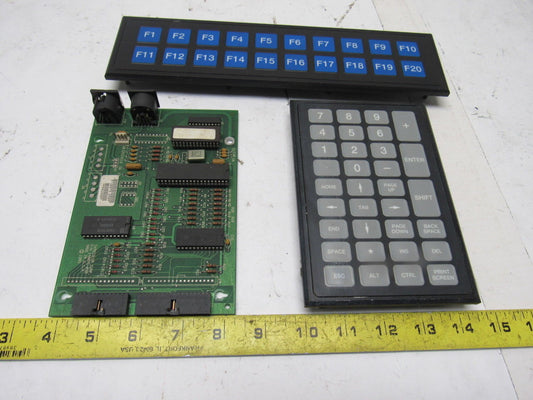 Intecolor/Allen Bradley 140075-030 Circuit Board w/Key Pad Operator Interface