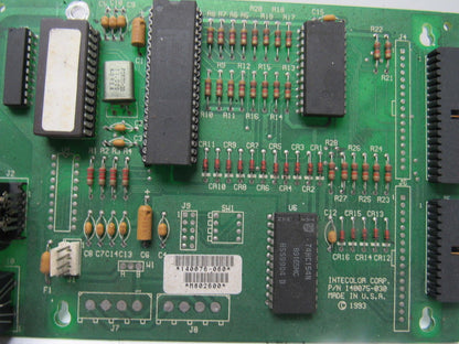 Intecolor/Allen Bradley 140075-030 Circuit Board w/Key Pad Operator Interface