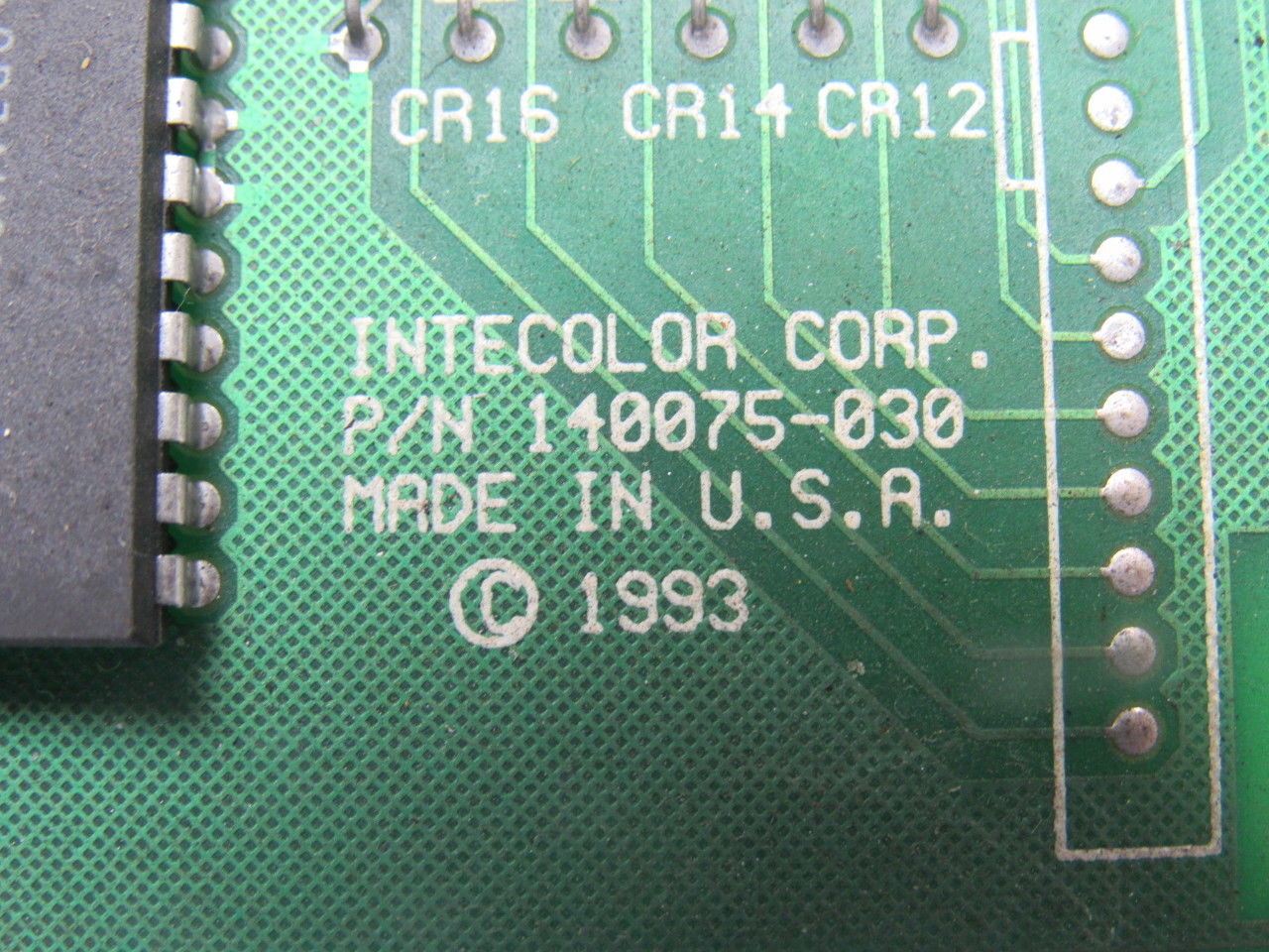 Intecolor/Allen Bradley 140075-030 140076-060 Circuit Board Operator Interface