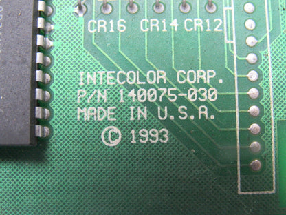Intecolor/Allen Bradley 140075-030 140076-060 Circuit Board Operator Interface