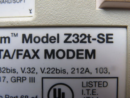 Zypcom Z32t-SE Data/Fax Modem Used