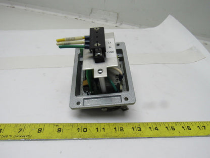 IME 23499 Enclosure Panel Interface Connector w/ GFI Outlet No Lid Lot of 4