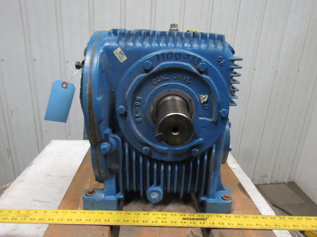 Cone Drive MU-50125AL 125:1 Ratio Right Hand Output Spline Gear 1750RPM