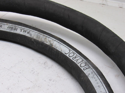 Kleber Industrie Polyroc WP 150PSI 10Bar 1" Rubber Hose Camlock Coupling  9'