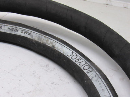 Kleber Industrie Polyroc WP 150PSI 10Bar 1" Rubber Hose Camlock Coupling  9'