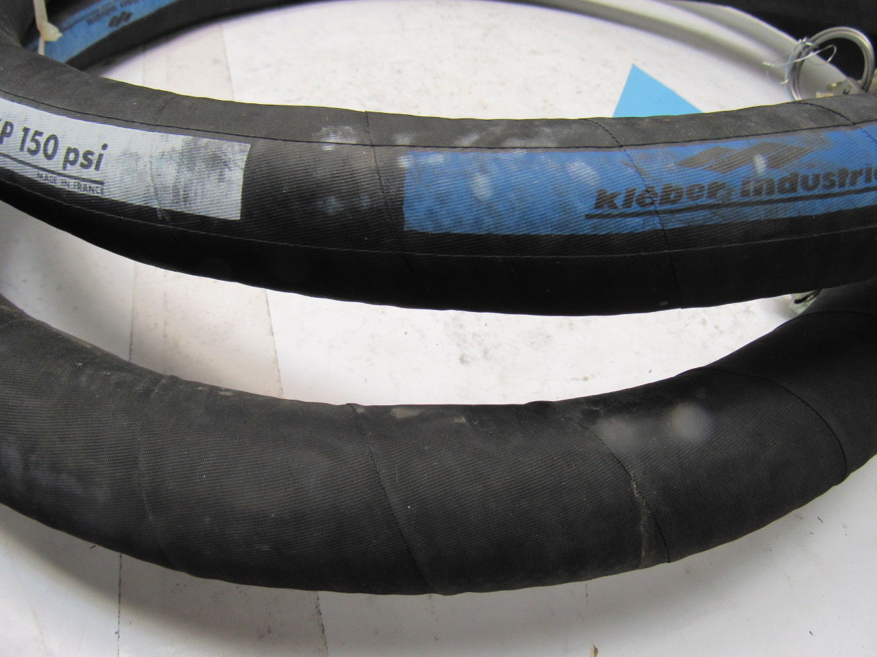 Kleber Industrie Polyroc WP 150PSI 10Bar 1" Rubber Hose Camlock Coupling  9'