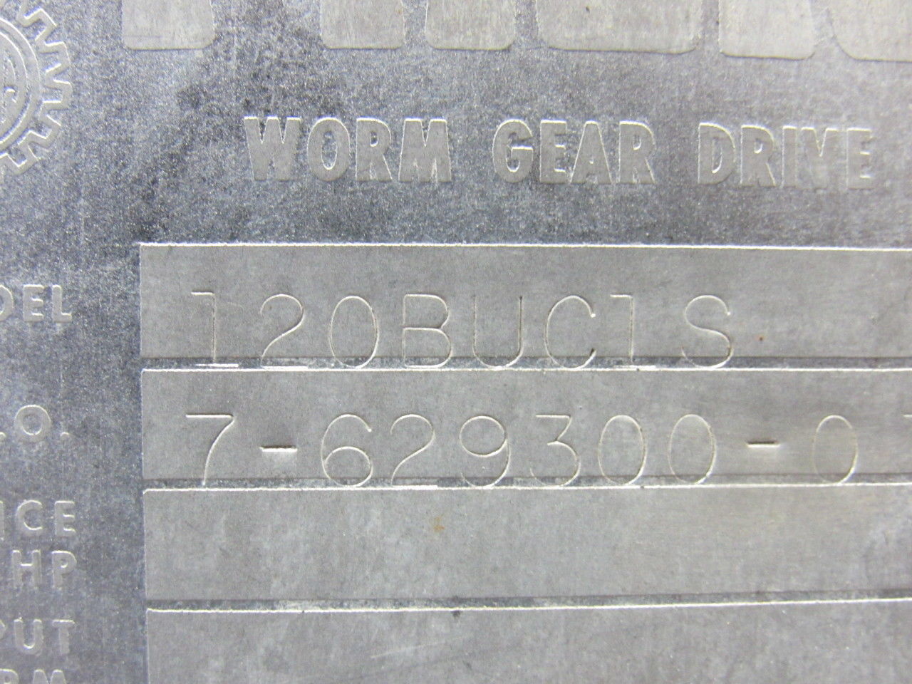 Falk 120BUC1S 90° Worm Gear Box Speed Reducer 9.15:1 Ratio Pneumatic  thru