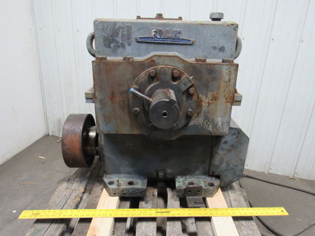 Falk 120BUC1S 90° Worm Gear Box Speed Reducer 9.15:1 Ratio Pneumatic  thru
