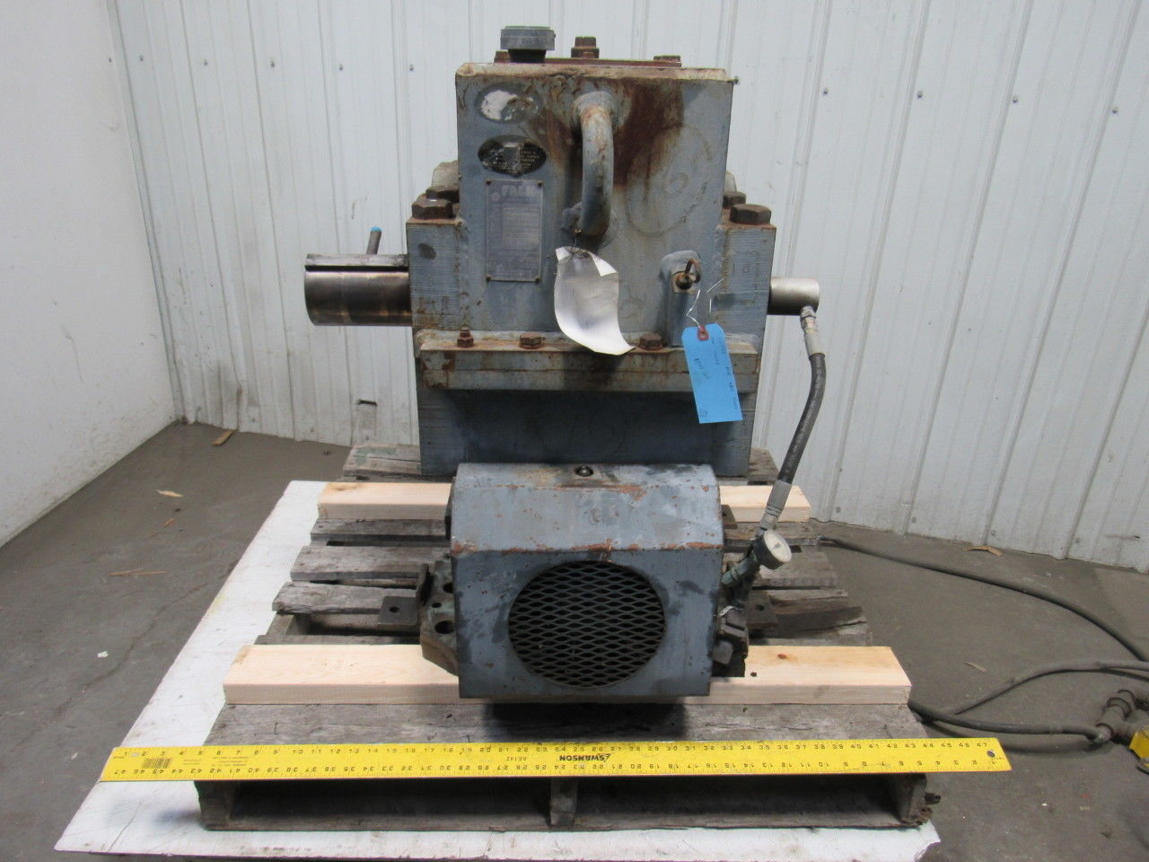 Falk 120BUC1S 90° Worm Gear Box Speed Reducer 9.15:1 Ratio Pneumatic  thru