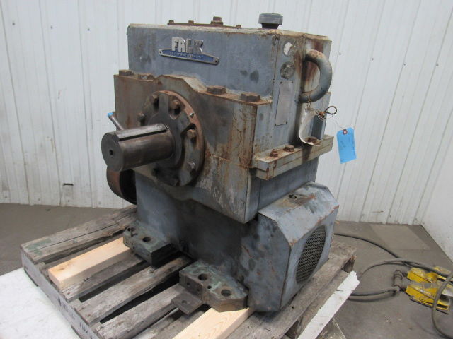 Falk 120BUC1S 90° Worm Gear Box Speed Reducer 9.15:1 Ratio Pneumatic  thru