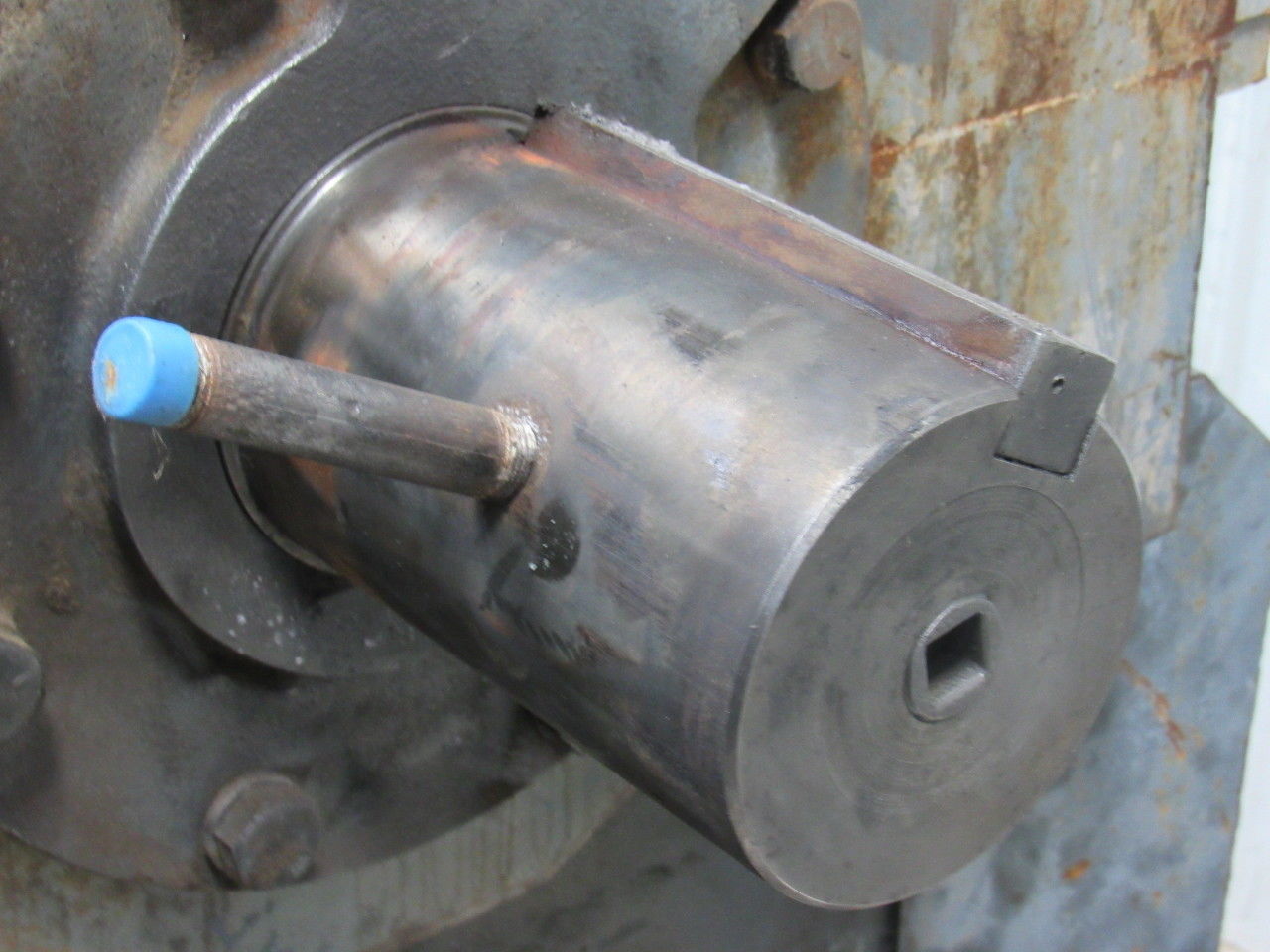 Falk 120BUC1S 90° Worm Gear Box Speed Reducer 9.15:1 Ratio Pneumatic  thru