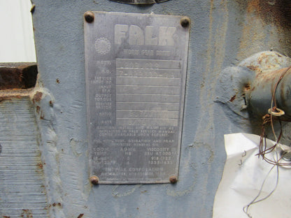 Falk 120BUC1S 90° Worm Gear Box Speed Reducer 9.15:1 Ratio Pneumatic  thru