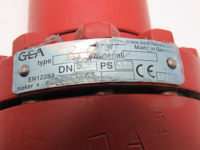 GEA Type 163 40 Bar 2" DN50 Constant Pressure Refrigeration Valve