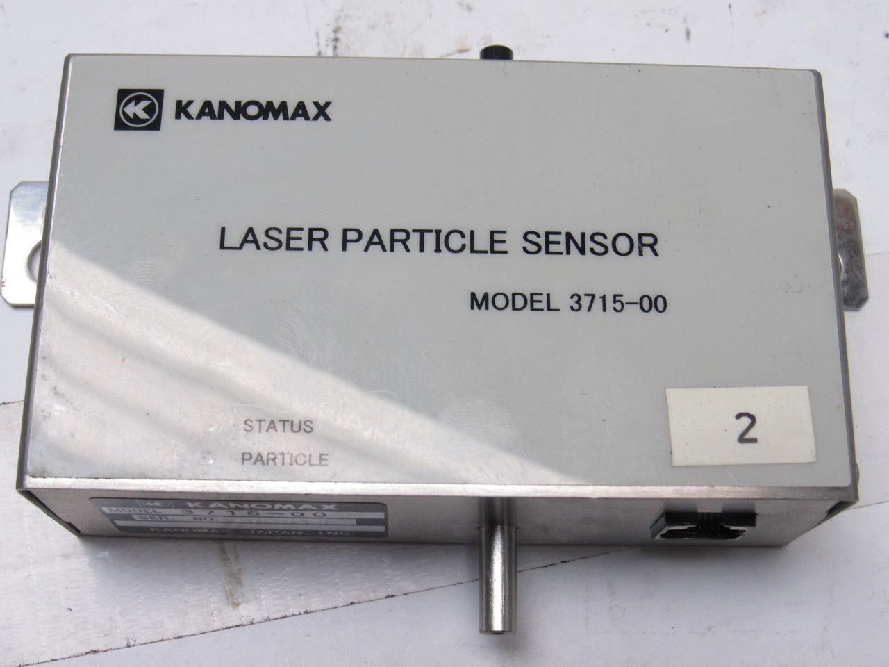 Kanomax 3715-00 Laser Particle Sensor (0.5, 5.0 µm)