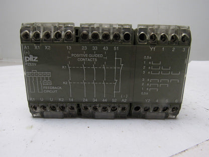 PILZ PZE 5V 3SEC 4S/1O Safety Relay 474965 24VDC 3.5W