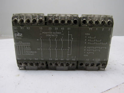 PILZ PZE 5V 3SEC 4S/1O Safety Relay 474965 24VDC 3.5W