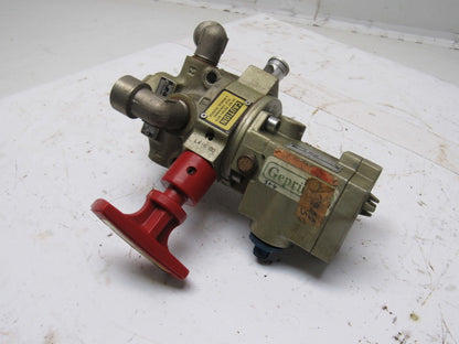 ROSS D2773A4895 Pneumatic Air Solenoid Pilot Valve Lock Out W 14 24VDC 1/2" NPT