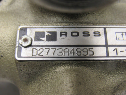 ROSS D2773A4895 Pneumatic Air Solenoid Pilot Valve Lock Out W 14 24VDC 1/2" NPT