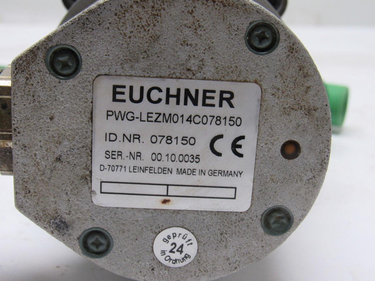 Euchner PWG-LEZM014C078150 ID.NR. 078150 Rotary Absolute Encoder 2048 Pulses