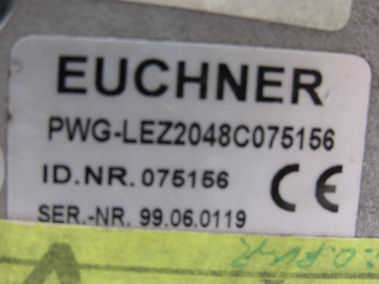 Euchner PWG-LEZ2048C075156 ID.NR. 07156 Interbus-Loop Absolute Encoder